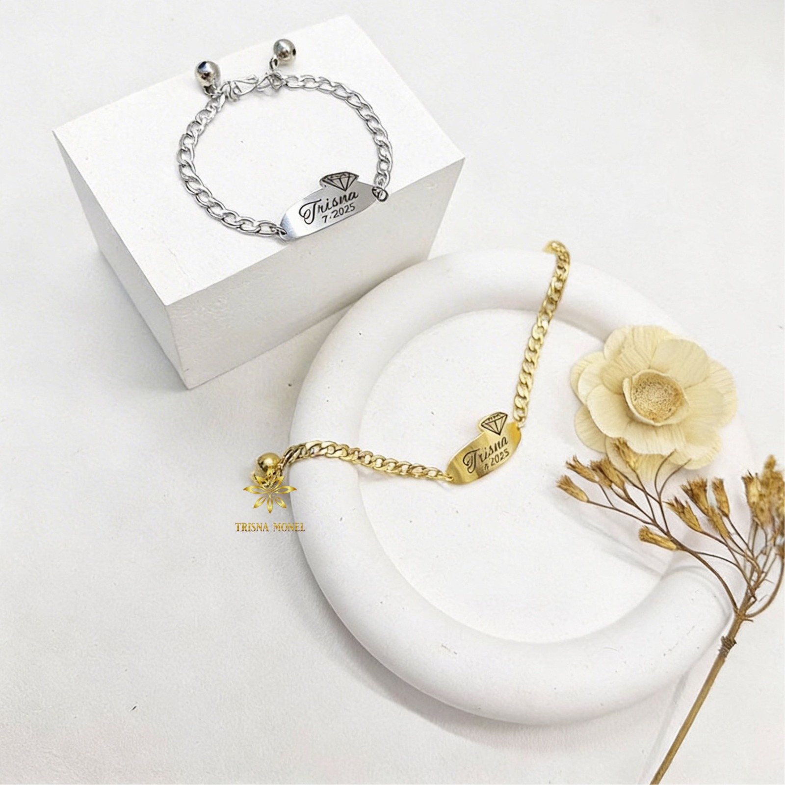 Koleksi Gelang Monel Anti Karat Trisna Monel